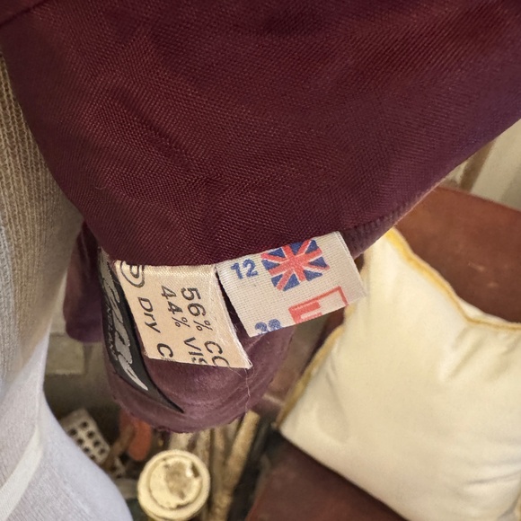 VINTAGE HARRODS BLAZER | TAILORED | VELVET | SCALLOP DETAIL | PETER PAN COLLAR - Picture 9 of 11